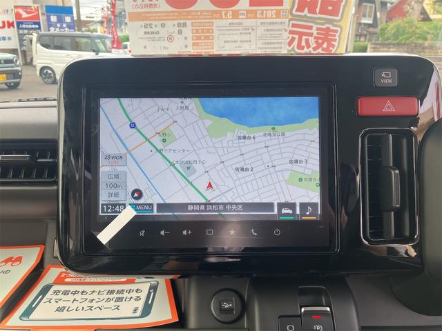 スペーシアギア ハイブリッドXZ 届け出済み未使用車 全周囲カメラ 両側電動スライドドア ナビ クリアランスソナー オートクルーズコントロール レーンアシスト 衝突被害軽減システム オートライト LEDヘッドランプ(4枚目)