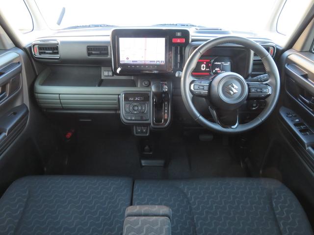 スペーシアギア ハイブリッドＸＺ　純９インチナビ／フルセグＴＶ／全方位モニタ／アップルカープレイ／アンドロイドオート／両側電動ドア／ＬＥＤヘッド＆フォグ／ヒータ付革ハンドル／シートヒータ／サーキュレータ／カラーＨＵＤ／マルチＵフラップ（16枚目）