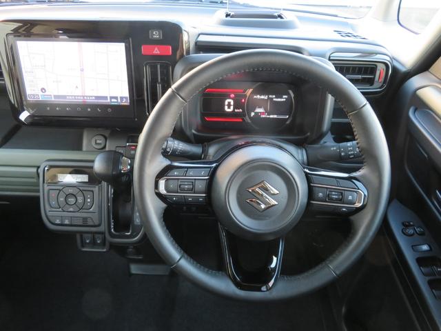 スペーシアギア ハイブリッドＸＺ　純９インチナビ／フルセグＴＶ／全方位モニタ／アップルカープレイ／アンドロイドオート／両側電動ドア／ＬＥＤヘッド＆フォグ／ヒータ付革ハンドル／シートヒータ／サーキュレータ／カラーＨＵＤ／マルチＵフラップ（17枚目）