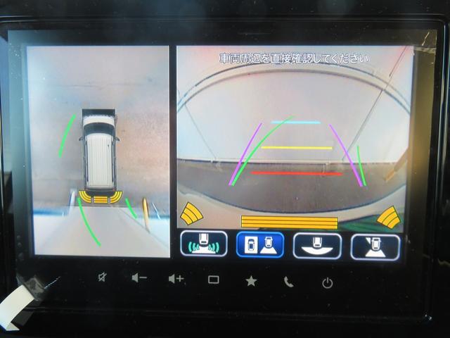 スペーシアギア ハイブリッドＸＺ　純９インチナビ／フルセグＴＶ／全方位モニタ／アップルカープレイ／アンドロイドオート／両側電動ドア／ＬＥＤヘッド＆フォグ／ヒータ付革ハンドル／シートヒータ／サーキュレータ／カラーＨＵＤ／マルチＵフラップ（25枚目）