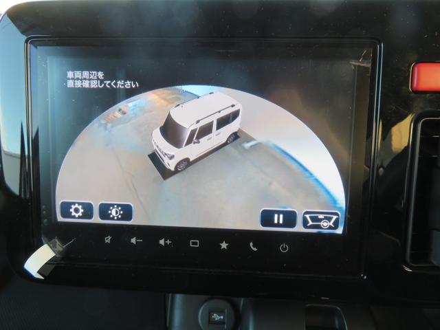 スペーシアギア ハイブリッドＸＺ　純９インチナビ／フルセグＴＶ／全方位モニタ／アップルカープレイ／アンドロイドオート／両側電動ドア／ＬＥＤヘッド＆フォグ／ヒータ付革ハンドル／シートヒータ／サーキュレータ／カラーＨＵＤ／マルチＵフラップ（31枚目）