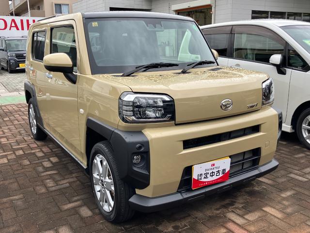 タフト G 15インチアルミホイール オートレベリング機能付フルLEDヘッドランプ LEDフォグランプ 本革巻ステアリングホイール 本革巻インパネセンターシフト TFTカラーマルチインフォメーションディスプレイ(2枚目)