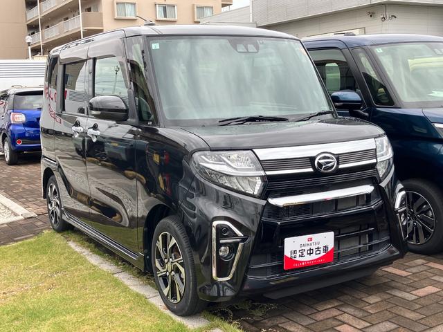 タント カスタムX 14インチアルミホイール 大型エアロバンパー フルLEDヘッドランプ オート格納式カラードドアミラー 両側パワースライドドア キーフリーシステム プッシュボタンスタート(7枚目)