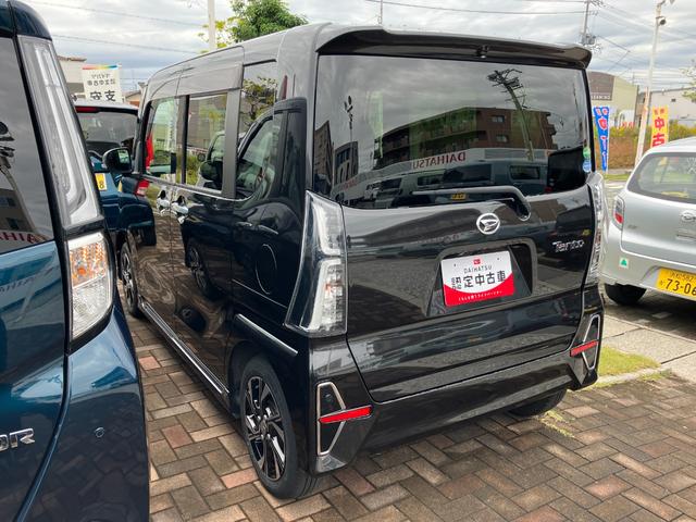 タント カスタムX 14インチアルミホイール 大型エアロバンパー フルLEDヘッドランプ オート格納式カラードドアミラー 両側パワースライドドア キーフリーシステム プッシュボタンスタート(10枚目)