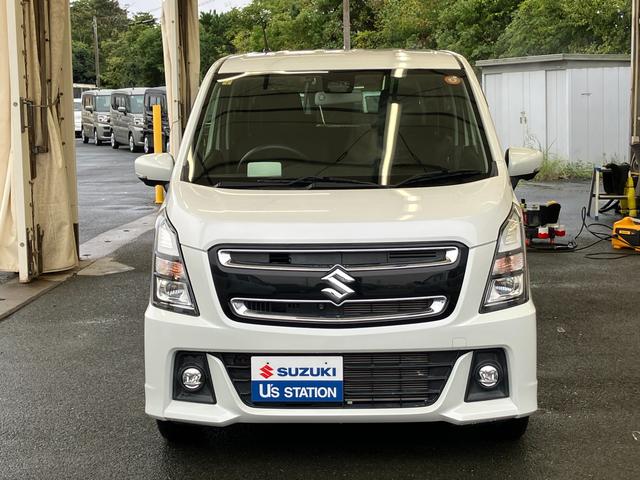 ワゴンR スティングレー HYBRID X 全方位モニター付きナビ バックカメラ オートライト Bluetooth 純正ナビ プッシュスタート シートヒーター オートエアコン ETC スズキセーフティーサポート 衝突被害軽減システム アイドリングストップ(3枚目)