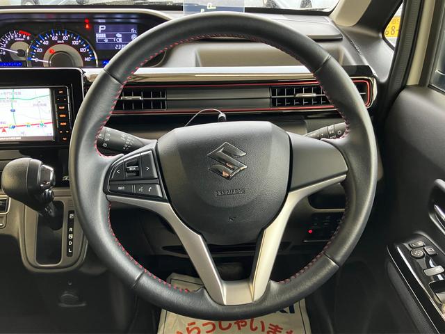 ワゴンR スティングレー HYBRID X 全方位モニター付きナビ バックカメラ オートライト Bluetooth 純正ナビ プッシュスタート シートヒーター オートエアコン ETC スズキセーフティーサポート 衝突被害軽減システム アイドリングストップ(30枚目)