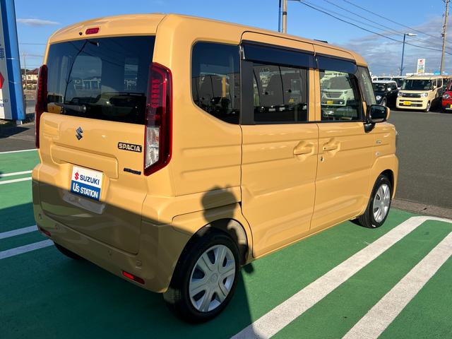 スペーシア ＨＹＢＲＩＤ　Ｇ　衝突被害軽減ブレーキ　メモリーナビ　誤発進抑制機能　オートライト　Ｂｌｕｅｔｏｏｔｈ　スライドドア　純正ナビ　プッシュスタート　オートエアコン　スズキセーフティーサポート　衝突被害軽減システム　アイドリングストップ　衝突安全ボディ（6枚目）