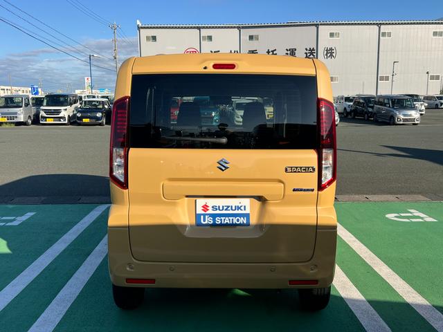 スペーシア ＨＹＢＲＩＤ　Ｇ　衝突被害軽減ブレーキ　メモリーナビ　誤発進抑制機能　オートライト　Ｂｌｕｅｔｏｏｔｈ　スライドドア　純正ナビ　プッシュスタート　オートエアコン　スズキセーフティーサポート　衝突被害軽減システム　アイドリングストップ　衝突安全ボディ（7枚目）