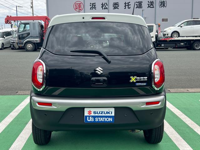 クロスビー HYBRID MV 4型 ターボエンジン LEDライト オートライト プッシュスタート シートヒーター オートエアコン スズキセーフティーサポート 衝突被害軽減システム アイドリングストップ 横滑り防止機能 盗難防止システム 衝突安全ボディ(7枚目)