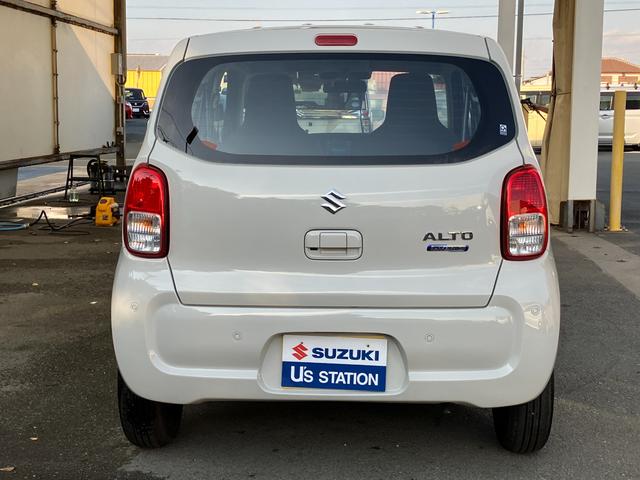 アルト ＨＹＢＲＩＤ　Ｓ　２型　バックカメラ付ディスプレーオーディオ　バックカメラ　オートライト　Ｂｌｕｅｔｏｏｔｈ　シートヒーター　スズキセーフティーサポート　衝突被害軽減システム　アイドリングストップ　横滑り防止機能　衝突安全ボディ　盗難防止システム（7枚目）