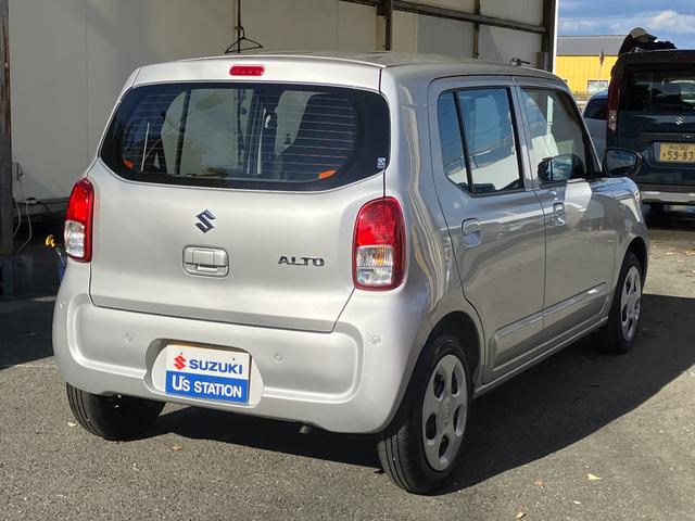 アルト L 2型 衝突被害軽減ブレーキ 誤発進抑制機能 オートライト スズキセーフティーサポート 衝突被害軽減システム アイドリングストップ 横滑り防止機能 衝突安全ボディ キーレスエントリー(5枚目)