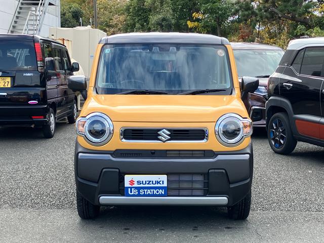 ハスラー ＨＹＢＲＩＤ　Ｇ　３型　全方位モニター付きナビ　コネクト　バックカメラ　オートライト　Ｂｌｕｅｔｏｏｔｈ　純正ナビ　プッシュスタート　シートヒーター　オートエアコン　スズキセーフティーサポート　衝突被害軽減システム　アイドリングストップ　横滑り防止機能（2枚目）