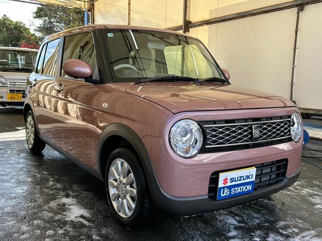 アルトラパン Ｘ　５型　全方位カメラパッケージ　ＬＥＤライト　オートライト　プッシュスタート　シートヒーター　オートエアコン　スズキセーフティーサポート　衝突被害軽減システム　アイドリングストップ　横滑り防止機能　衝突安全ボディ　盗難防止システム（4枚目）