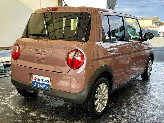 アルトラパン Ｘ　５型　全方位カメラパッケージ　ＬＥＤライト　オートライト　プッシュスタート　シートヒーター　オートエアコン　スズキセーフティーサポート　衝突被害軽減システム　アイドリングストップ　横滑り防止機能　衝突安全ボディ　盗難防止システム（6枚目）