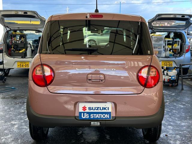 アルトラパン Ｘ　５型　全方位カメラパッケージ　ＬＥＤライト　オートライト　プッシュスタート　シートヒーター　オートエアコン　スズキセーフティーサポート　衝突被害軽減システム　アイドリングストップ　横滑り防止機能　衝突安全ボディ　盗難防止システム（7枚目）