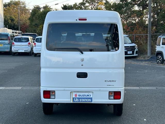 エブリイ PA 6型 5速マニュアル 両側スライドドア オートライト スライドドア 禁煙車 横滑り防止機能 衝突安全ボディ AM/FMラジオ(8枚目)