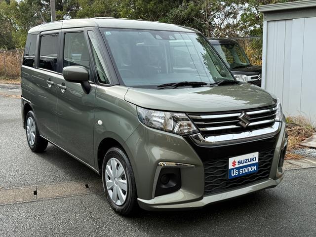 ソリオ Ｇ　２型　電動スライドドア　メモリーナビ　ＥＴＣ　オートライト　Ｂｌｕｅｔｏｏｔｈ　スライドドア　純正ナビ　プッシュスタート　オートエアコン　スズキセーフティーサポート　ワンオーナー　衝突被害軽減システム　横滑り防止機能　衝突安全ボディ（4枚目）