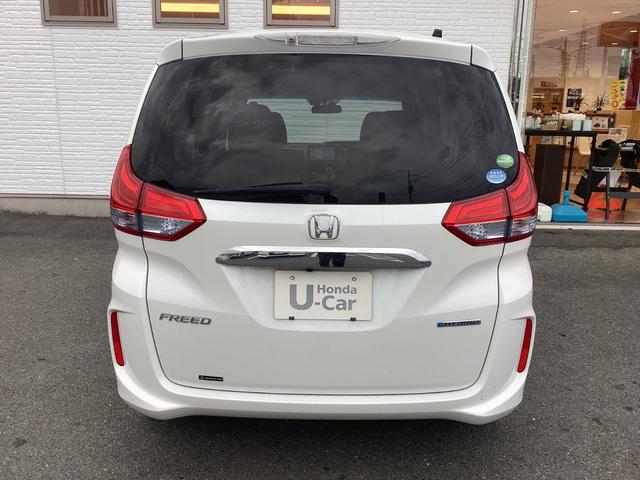 フリードハイブリッド ハイブリッド・ＥＸ　ワンオーナー／禁煙車／ホンダ純正９インチナビ／ＥＴＣ／両側電動スライドドア　１オナ　地デジフルセグＴＶ　シ－トヒ－タ－　整備記録簿　リヤカメラ　ＬＥＤライト　フルオートエアコン　ＡＢＳ　ＤＶＤ再生可（3枚目）