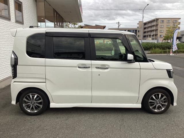 Ｎ－ＢＯＸカスタム Ｌ　ワンオーナー／禁煙車／ホンダ純正９インチナビ／　１オーナー　サイドエアバッグ　ナビＴＶ　Ａストップ　シートヒータ　点検記録簿　キーフリーシステム　ＬＥＤライト　リアカメ　クルーズコントロール　ＡＣ（4枚目）