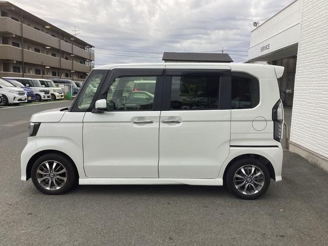 Ｎ－ＢＯＸカスタム Ｌ　ワンオーナー／禁煙車／ホンダ純正９インチナビ／　１オーナー　サイドエアバッグ　ナビＴＶ　Ａストップ　シートヒータ　点検記録簿　キーフリーシステム　ＬＥＤライト　リアカメ　クルーズコントロール　ＡＣ（5枚目）
