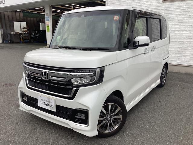 Ｎ－ＢＯＸカスタム Ｌ　ワンオーナー／禁煙車／ホンダ純正９インチナビ／　１オーナー　サイドエアバッグ　ナビＴＶ　Ａストップ　シートヒータ　点検記録簿　キーフリーシステム　ＬＥＤライト　リアカメ　クルーズコントロール　ＡＣ（7枚目）
