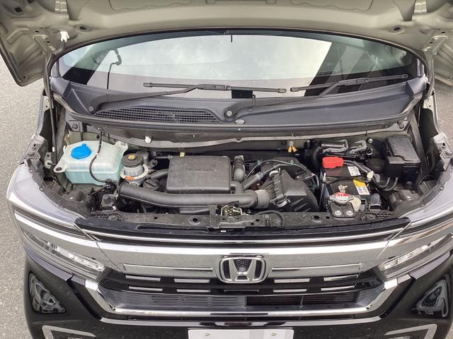 N-BOX L ワンオーナー/禁煙車/ホンダ純正7インチフルセグナビ/ドライブレコーダー Sヒーター 1オ-ナ- スマ-トキ- Bカメ 地デジTV ナビ&TV サイドエアバック 横滑り防止 整備記録簿 LEDライト(18枚目)