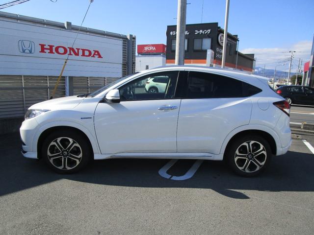 ヴェゼル ハイブリッドＺ・ホンダセンシング　８インチナビ　Ｂｌｕｅｔｏｏｔｈオーディオ　ＵＳＢ端子　ＨＤＭＩ　シートヒーター　前後ドラレコ　レーダーサポート　パワ－シ－ト　１オーナ－　ＤＶＤ再生機能　横滑り防止システム　バックアイカメラ　フルセ（4枚目）