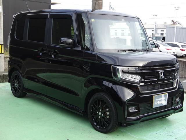 Ｎ－ＢＯＸカスタム Ｌターボ　純正メモリナビ　サイドカーテンエアバック　純正ドラレコ前後　ブラックエンブレム　地デジチューナー　衝突軽減ブレーキサポート　ＬＥＤヘッドライ　１オーナー　禁煙　アイドリングＳ　ターボエンジン　ＰＳ（7枚目）