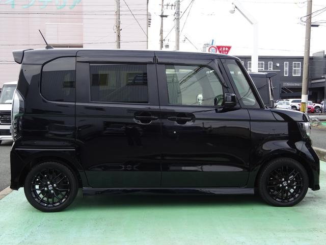 Ｎ－ＢＯＸカスタム Ｌターボ　純正メモリナビ　サイドカーテンエアバック　純正ドラレコ前後　ブラックエンブレム　地デジチューナー　衝突軽減ブレーキサポート　ＬＥＤヘッドライ　１オーナー　禁煙　アイドリングＳ　ターボエンジン　ＰＳ（10枚目）