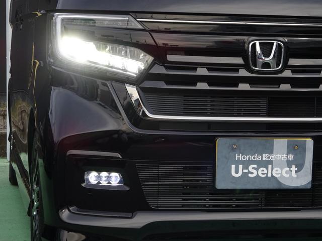 Ｎ－ＢＯＸカスタム Ｌターボ　純正メモリナビ　サイドカーテンエアバック　純正ドラレコ前後　ブラックエンブレム　地デジチューナー　衝突軽減ブレーキサポート　ＬＥＤヘッドライ　１オーナー　禁煙　アイドリングＳ　ターボエンジン　ＰＳ（13枚目）