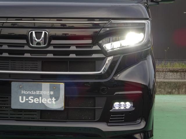 Ｎ－ＢＯＸカスタム Ｌターボ　純正メモリナビ　サイドカーテンエアバック　純正ドラレコ前後　ブラックエンブレム　地デジチューナー　衝突軽減ブレーキサポート　ＬＥＤヘッドライ　１オーナー　禁煙　アイドリングＳ　ターボエンジン　ＰＳ（14枚目）