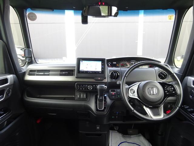 Ｎ－ＢＯＸカスタム Ｌターボ　純正メモリナビ　サイドカーテンエアバック　純正ドラレコ前後　ブラックエンブレム　地デジチューナー　衝突軽減ブレーキサポート　ＬＥＤヘッドライ　１オーナー　禁煙　アイドリングＳ　ターボエンジン　ＰＳ（28枚目）