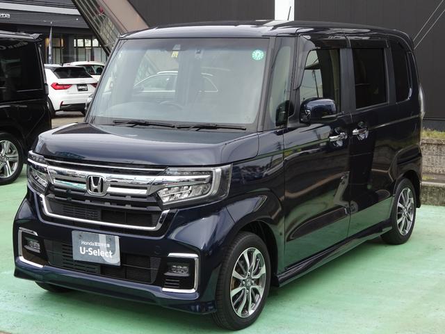 Ｎ－ＢＯＸカスタム Ｌ　１オーナー　純正ナビ　純正ドラレコ前後　サイドカーテンＡＢ　両席電動スライドドア　禁煙　サイドエアバッグ　ナビＴＶ　Ａストップ　シートヒータ　ベンチシート　点検記録簿　キーフリーシステム　ＬＥＤライト（8枚目）