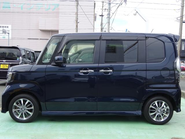 Ｎ－ＢＯＸカスタム Ｌ　１オーナー　純正ナビ　純正ドラレコ前後　サイドカーテンＡＢ　両席電動スライドドア　禁煙　サイドエアバッグ　ナビＴＶ　Ａストップ　シートヒータ　ベンチシート　点検記録簿　キーフリーシステム　ＬＥＤライト（9枚目）