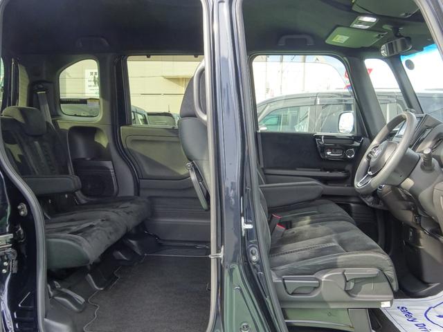 Ｎ－ＢＯＸカスタム Ｌ　１オーナー　純正ナビ　純正ドラレコ前後　サイドカーテンＡＢ　両席電動スライドドア　禁煙　サイドエアバッグ　ナビＴＶ　Ａストップ　シートヒータ　ベンチシート　点検記録簿　キーフリーシステム　ＬＥＤライト（24枚目）