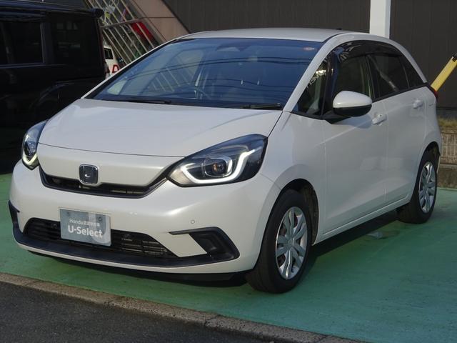 フィット ホーム 1オーナー 禁煙車 リアdeあんしん 純正メモリナビ 純正ドラレコ前後 衝突軽減ブレーキ ワンオーナー リアカメ LEDライト クリアランスソナー 記録簿付 エアバッグ iストップ スマ-トキ-(8枚目)