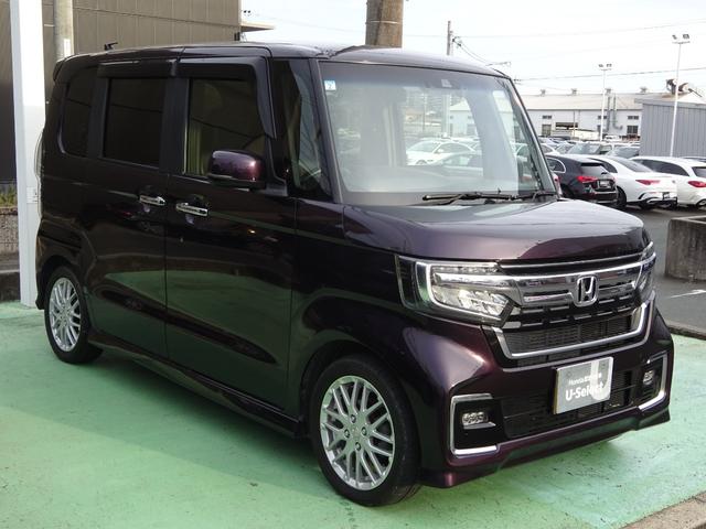 Ｎ－ＢＯＸカスタム Ｌターボ　純正メモリナビ　ＥＴＣ２．０　純正ドラレコ前後　無限マット　サイドステップガーニッシュ　地デジチューナー　衝突軽減ブレーキサポート　ＬＥＤヘッドライ　１オーナー　禁煙　アイドリングＳ　ターボエンジン（7枚目）