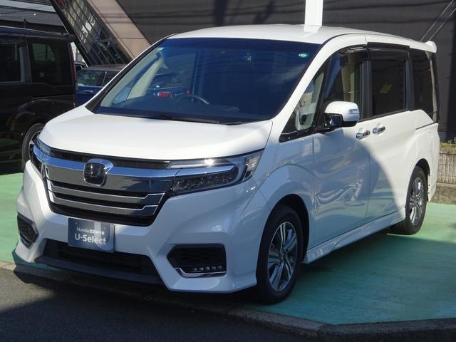 ステップワゴンスパーダ ｅ：ＨＥＶスパーダＧ・ＥＸホンダセンシング　純正ナビ　社外ドラレコ前　１オーナー　フリップダウンモニター　エアバック　地デジ　クルコン　サイドエアバッグ　シ－トヒ－タ－　衝突軽減システム　スマキー　ＬＥＤランプ　禁煙　ＵＳＢ接続　ＡＢＳ　ＥＴＣ（10枚目）