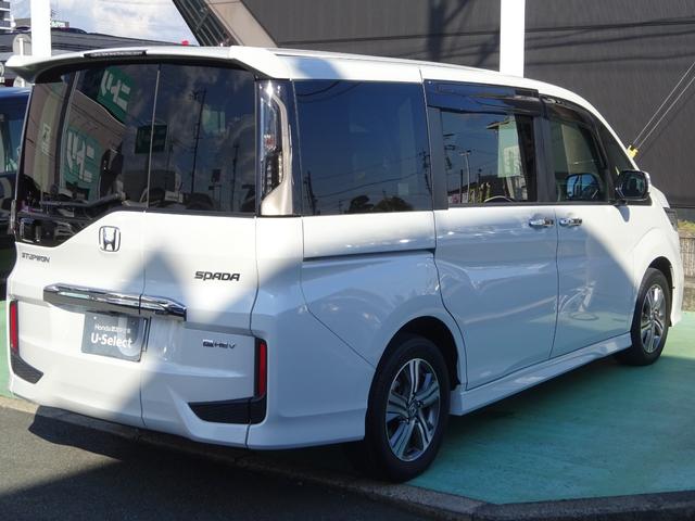 ステップワゴンスパーダ ｅ：ＨＥＶスパーダＧ・ＥＸホンダセンシング　純正ナビ　社外ドラレコ前　１オーナー　フリップダウンモニター　エアバック　地デジ　クルコン　サイドエアバッグ　シ－トヒ－タ－　衝突軽減システム　スマキー　ＬＥＤランプ　禁煙　ＵＳＢ接続　ＡＢＳ　ＥＴＣ（12枚目）