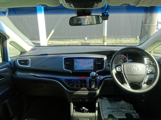 オデッセイ アブソルート・EXホンダセンシング パワーシート ETC 純正ナビ 純正ドラレコ前 センシング フルセグテレビ ワンオーナ 横滑り防止装置 Pシート 軽減ブレーキ ナビ&TV スマキー サイドエアバック エアバック USB ABS(29枚目)