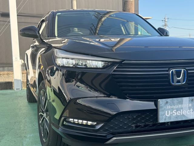 ヴェゼル ｅ：ＨＥＶＺ　１オーナー禁煙車ＥＴＣ２．０純正ドラレコ前後パワーリアゲート　衝突回避支援ブレーキ機能　１オナ　スマキ　Ｐトランク　フルオートエアコン　Ｄレコ　エアバッグ　両席エアバック　Ｒカメ　記録簿付　ソナー（13枚目）