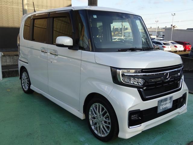 N-BOXカスタム Lターボ 純正ドラレコ前後/ETC有/純正ナビ 地デジチューナー 衝突軽減ブレーキサポート LEDヘッドライ 1オーナー アイドリングS ターボエンジン PS カーテンエアバック シートヒータ エアバック PW(8枚目)