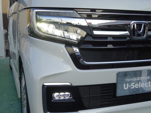 N-BOXカスタム Lターボ 純正ドラレコ前後/ETC有/純正ナビ 地デジチューナー 衝突軽減ブレーキサポート LEDヘッドライ 1オーナー アイドリングS ターボエンジン PS カーテンエアバック シートヒータ エアバック PW(9枚目)