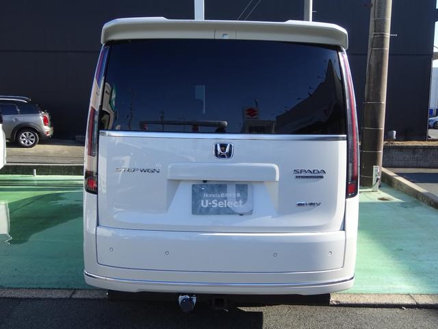 ステップワゴン ｅ：ＨＥＶスパーダプレミアムライン　１オーナー／リヤモニター／ＥＴＣ有　マルチカメラ　Ｐテールゲート　Ｗエアコン　Ｆセグ　ＵＳＢ接続　クリアランスソナ　クルーズＣ　助手席エアバッグ　スマートＫ　シ－トヒ－タ－　サイドカメラ　ＤＶＤ再生（9枚目）