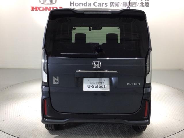 Ｎ－ＢＯＸカスタム ターボ　ＨｏｎｄａＳＥＮＳＩＮＧ新車保証試乗禁煙車　横滑防止　運転席エアバッグ　誤発進抑制装置　イモビ　サイドエアバッグ　ドライブレコーダ　Ｂカメ　両席エアバック　整備記録簿　オートクルーズコントロール（49枚目）
