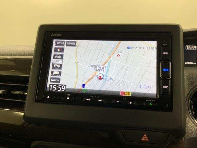 Ｎ－ＢＯＸ Ｌ　ＨＳＥＮＳＩＮＧ　２ト－ン　最長５年保証ナビ　衝突回避支援ブレーキ　ＰＷ　パワステ　Ｓヒーター　１オ－ナ－　スマ－トキ－　Ｂカメ　ナビ＆地デジＴＶ　サイドエアバック　横滑り防止　ＥＴＣ車載器　ＤＶＤ（6枚目）