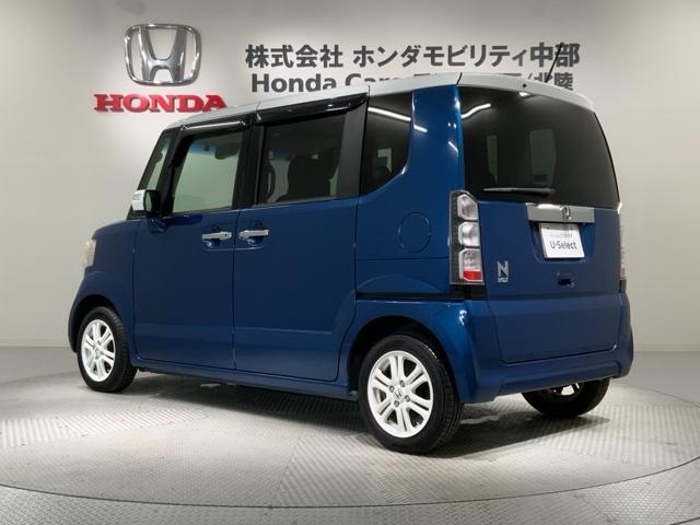 N-BOX G・Lパッケージ あんしんPKG2ト-ン1年保証ワンオ-ナ- 両PSD ベンチ席 メンテナンスノート 1オ-ナ- カラーバックモニター 全席PW イモビライザー ナビテレビ サイドエアバック 地TV フルフラット(48枚目)