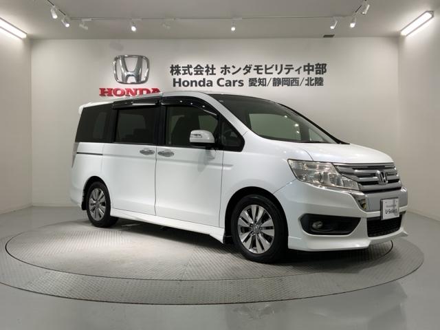 ステップワゴンスパーダ Z 1年保証 ワンオ-ナ- ナビTV DVD 横滑防止 イモビ スマキー 地デジTV バックモニタ- キーフリー パワーウィンド 1オナ ETC付 ナビ・TV エアコン 運転席助手席エアバック エアバック(51枚目)