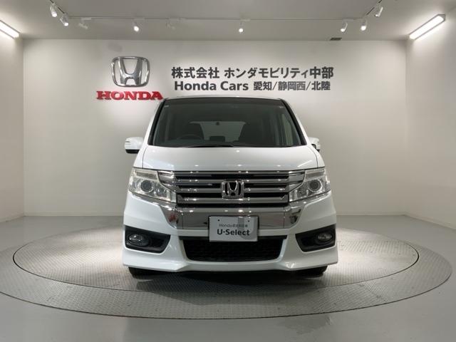 ステップワゴンスパーダ Z 1年保証 ワンオ-ナ- ナビTV DVD 横滑防止 イモビ スマキー 地デジTV バックモニタ- キーフリー パワーウィンド 1オナ ETC付 ナビ・TV エアコン 運転席助手席エアバック エアバック(52枚目)