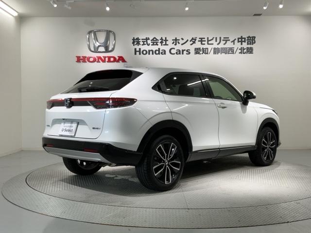 ヴェゼル e:HEVZ HSENSING 新車保証 試乗車 ワンオ-ナ- 衝突回避支援ブレーキ機能 1オナ スマキ フルオートエアコン エアバッグ 両席エアバック Rカメ 記録簿付 パワーウィンドウ LEDランプ クルーズC(50枚目)
